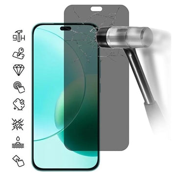 Honor 400 Lite Privacy Skærmbeskyttelse Hærdet Glas - 9H