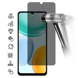 Honor X5c Plus Privacy Skærmbeskyttelse Hærdet Glas - 9H
