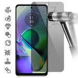 Motorola Moto G54 Privacy Skærmbeskyttelse Hærdet Glas - 9H