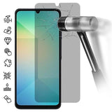 Samsung Galaxy A06 Privacy Skærmbeskyttelse Hærdet Glas - 9H