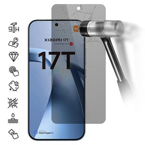 Xiaomi 17T Privatliv Skærmbeskyttelse Hærdet Glas - 9H