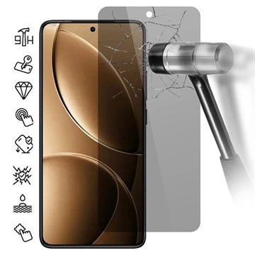 Xiaomi Redmi K80/K80 Pro/Poco F7 Ultra Privacy Skærmbeskyttelse Hærdet Glas - 9H