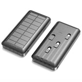 Psooo PS-159 Solcelle Powerbank med Stativ - Sort