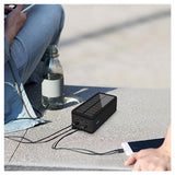 Psooo PS-400 Solcelle Powerbank - 4xUSB-A, 50000mAh - Sort
