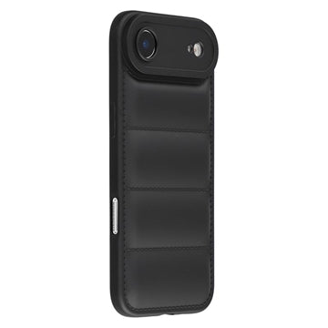 iPhone Air Pufferjakke Stødfast TPU-cover - Sort