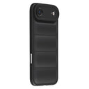 iPhone Air Pufferjakke Stødfast TPU-cover - Sort
