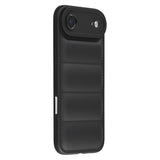 iPhone Air Pufferjakke Stødfast TPU-cover - Sort