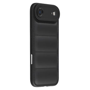 iPhone Air Pufferjakke Stødfast TPU-cover - Sort