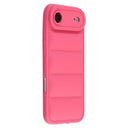 iPhone Air Pufferjakke Stødfast TPU-cover - Hot Pink