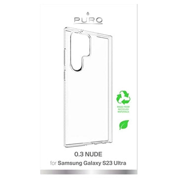 Puro 0.3 Nude Samsung Galaxy S23 Ultra 5G TPU Cover - Gennemsigtig