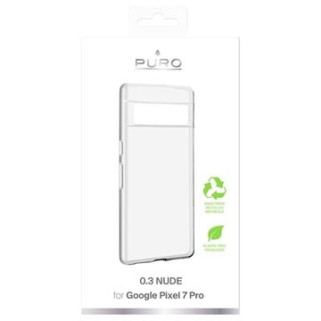 Puro 0.3 Nude Google Pixel 7 Pro TPU Cover - Gennemsigtig