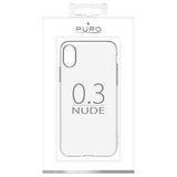 Puro 0.3 Nude iPhone XR TPU Cover - Gennemsigtig