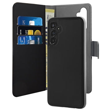 Puro 2-i-1 Samsung Galaxy A34 5G Magnetisk Pungcover - Sort