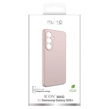 Samsung Galaxy S26+ Puro Icon Mag Pro Silikone Cover - Pink