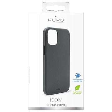 Puro Icon iPhone 13 Pro Silikone Cover - Sort