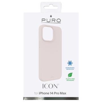 Puro Icon iPhone 14 Pro Max Silikone Cover - Pink