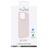 Puro Icon iPhone 14 Pro Max Silikone Cover - Pink