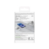 Puro Prolite 20W dobbeltport-oplader med USB-C-kabel - hvid