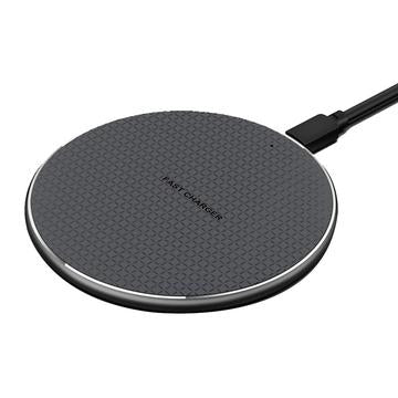 Q25 15W Qi hurtig trådløs oplader - sort