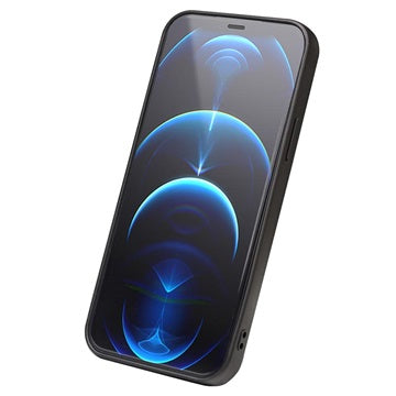 Qialino Business Style iPhone 12 Pro Max Læder Cover - Sort