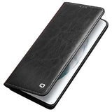 Qialino Classic Samsung Galaxy S21+ 5G Læderpung - Sort