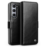 Samsung Galaxy Z Fold5 Qialino Classic Læderpung - Sort