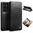 Qialino Classic Samsung Galaxy S21 Ultra 5G Læderpung - Sort