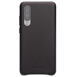 Qialino Premium Huawei P30 Læder Cover - Sort
