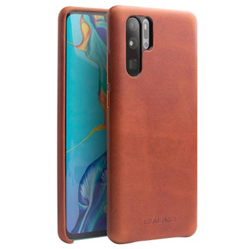 Qialino Premium Huawei P30 Pro Læder Cover - Brun