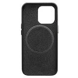 Qialino Premium Mag iPhone 14 Plus Læder Cover - Sort