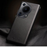 Huawei Pura 70 Ultra Qialino Smart View Flip Lædercover - Klassisk - Sort