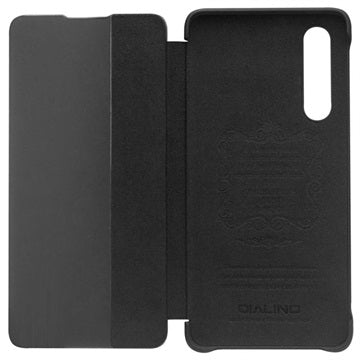 Qialino Smart View Huawei P30 Flip Lædercover - Sort