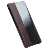Qialino Smart View Huawei P30 Flip Lædercover - Brun