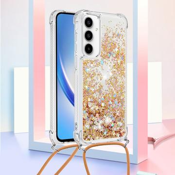 Samsung Galaxy A35 Quicksand Series TPU Cover - Guld