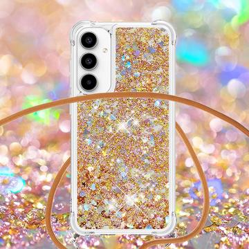 Samsung Galaxy A35 Quicksand Series TPU Cover - Guld