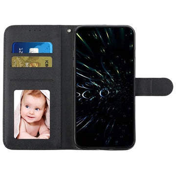 Samsung Galaxy A32 (4G) Quilted Series Pung Taske med Stativ - Sort