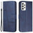 Samsung Galaxy A32 (4G) Quilted Series Pung Taske med Stativ - Blå