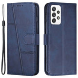 Samsung Galaxy A32 (4G) Quilted Series Pung Taske med Stativ - Blå