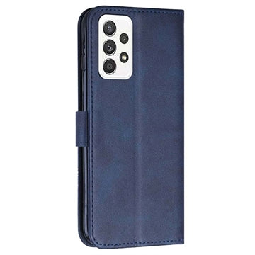 Samsung Galaxy A32 (4G) Quilted Series Pung Taske med Stativ - Blå