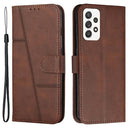Samsung Galaxy A32 (4G) Quilted Series Pung Taske med Stativ - Brun