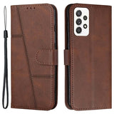Samsung Galaxy A32 (4G) Quilted Series Pung Taske med Stativ - Brun
