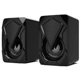 RGB Stereo Gaming Højttalere X2 - 2x3W - Sort