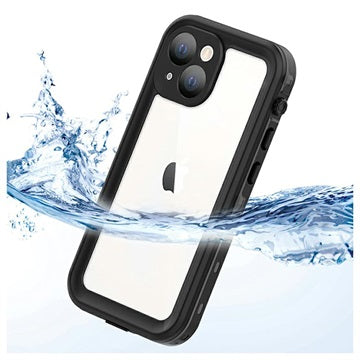 Redpepper Dot+ iPhone 13 Mini Vandtæt Taske - IP68 - Mørkegrå / Sort