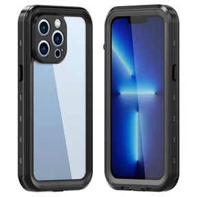 Redpepper Dot+ iPhone 13 Pro Vandtæt Taske - IP68 - Mørkegrå / Sort