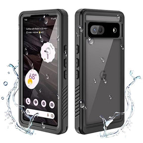Google Pixel 7a Redpepper FS IP68 Vandtæt Cover - Sort