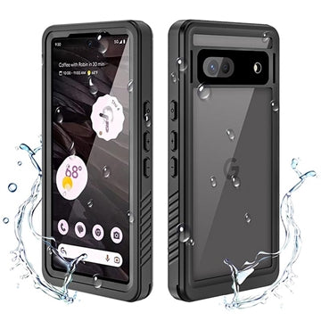 Google Pixel 7a Redpepper FS IP68 Vandtæt Cover - Sort