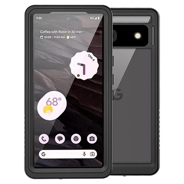 Google Pixel 7a Redpepper FS IP68 Vandtæt Cover - Sort