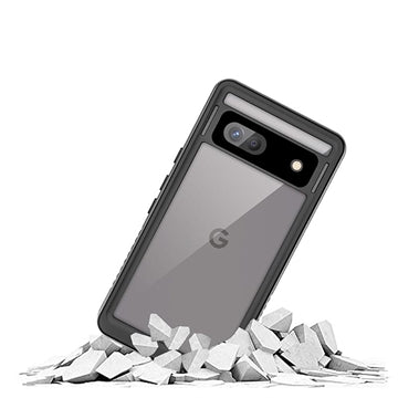 Google Pixel 7a Redpepper FS IP68 Vandtæt Cover - Sort