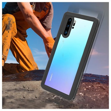 Redpepper IP68 Huawei P30 Pro Vandtæt Cover - Sort / Klar