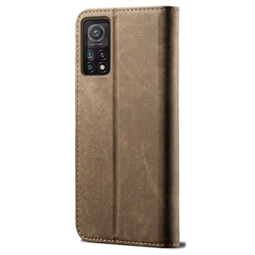 Xiaomi 11T/11T Pro Retro Series Etui med Pung og Kortholder - Kaffe